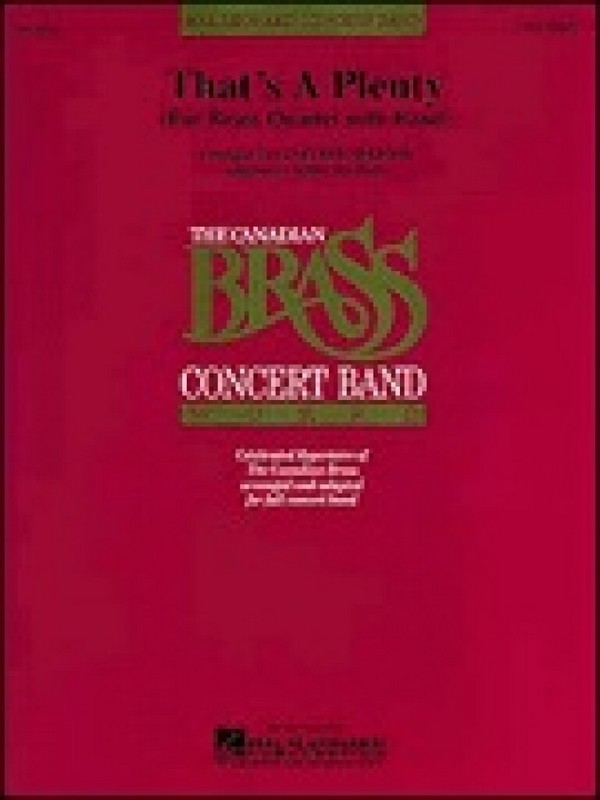 That's A Plenty ( For Brass Quintet With Band )