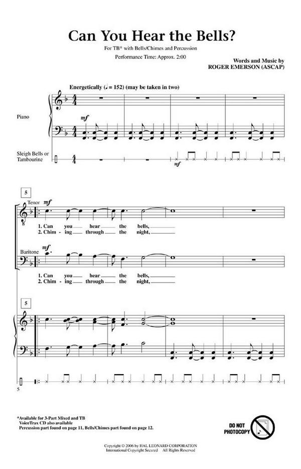 Roger Emerson, Can You Hear the Bells?