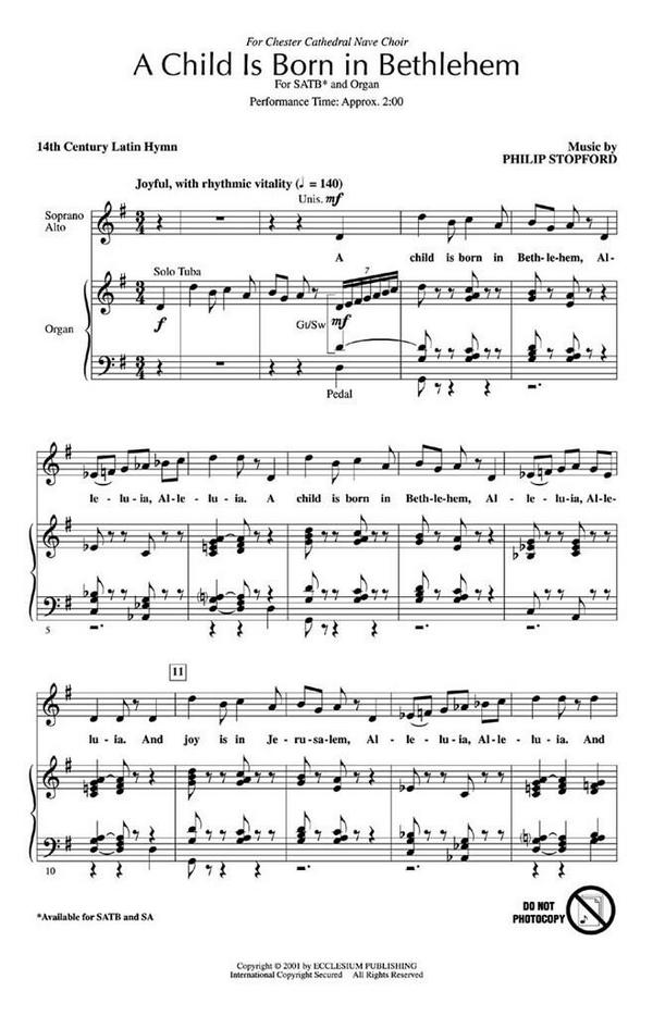 A Child Is Born in Bethlehem