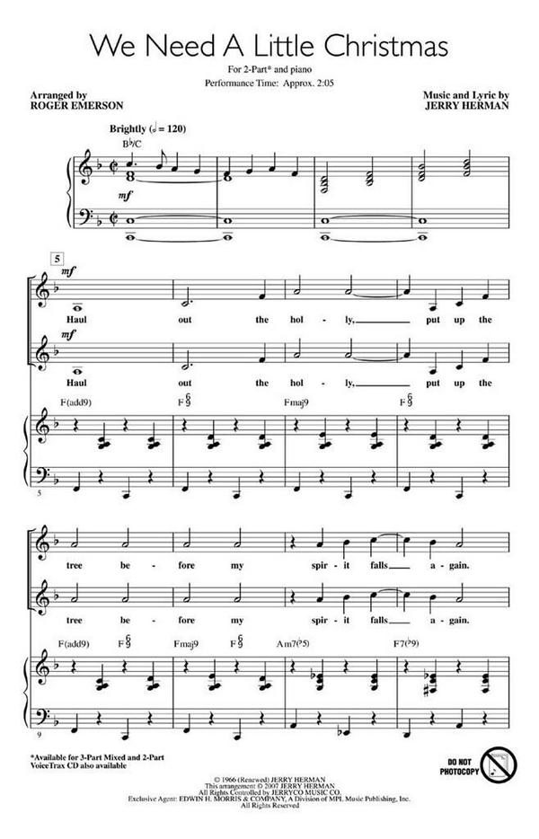 Jerry Herman, We Need a Little Christmas