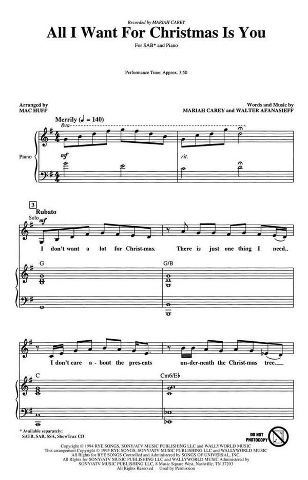 All I want for Christmas