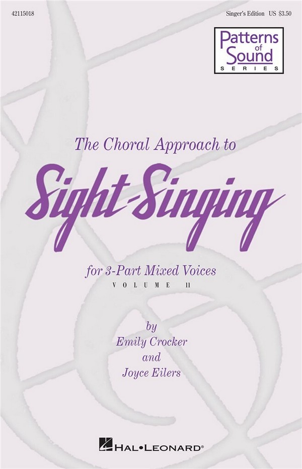 Emily Crocker_Joyce Eilers, The Choral Approach to Sight-Singing Vol. 