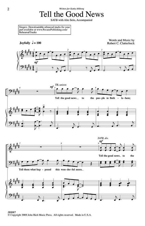 Robert Clatterbuck, Tell the Good News