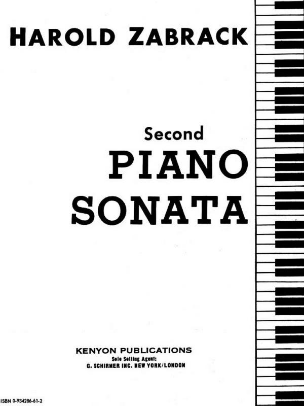 Harold Zabrack, Piano Sonata No. 2