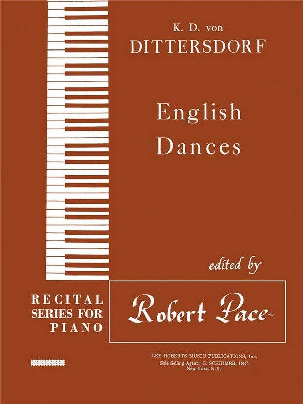 Carl Ditters von Dittersdorf, English Dances Recital Series For Piano 