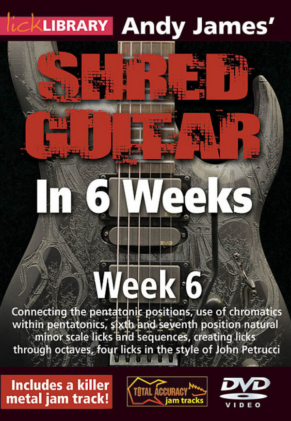 Andy James' Shred Guitar in 6 Weeks
