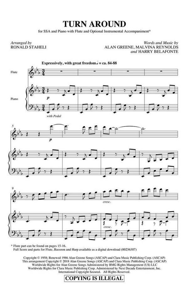 Alan Greene_Malvina Reynolds, Turn Around