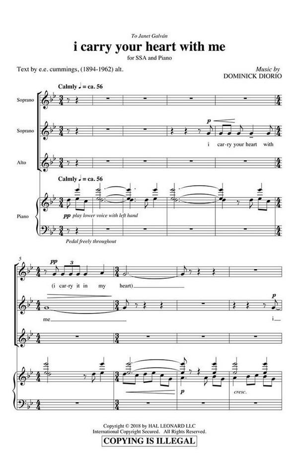 Dominick DiOrio, I carry your heart with me