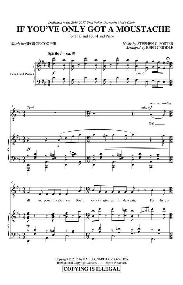 If You've Only Got a Moustache