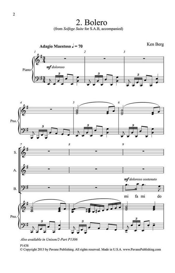 Ken Berg, Boléro