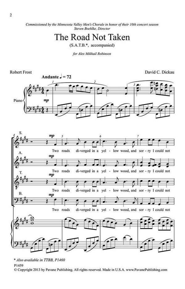 David Dickau, The Road Not Taken