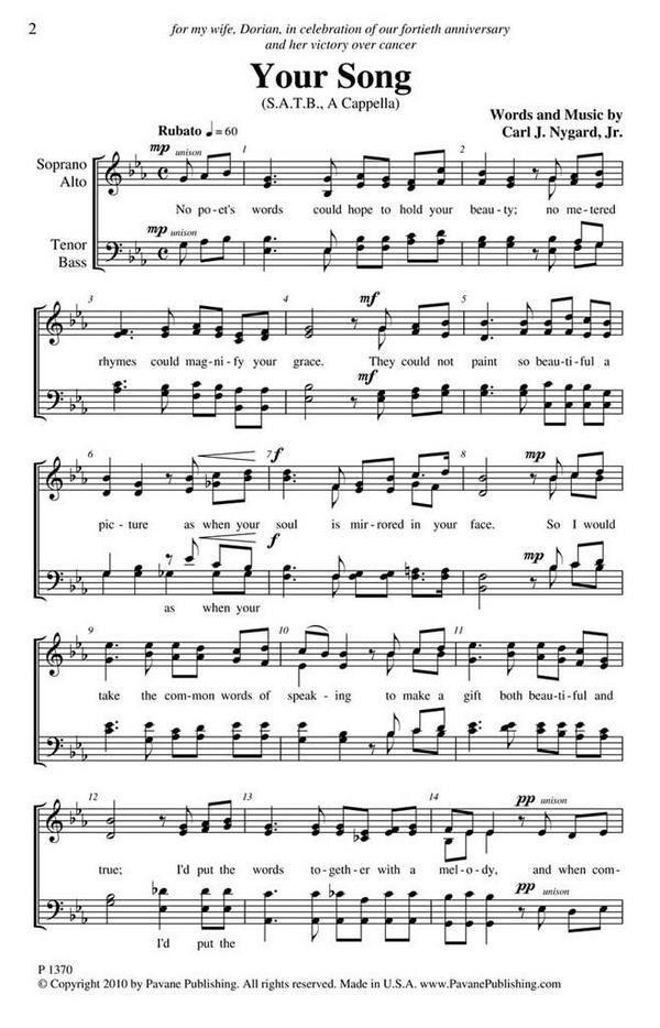 Carl Nygard, Your Song