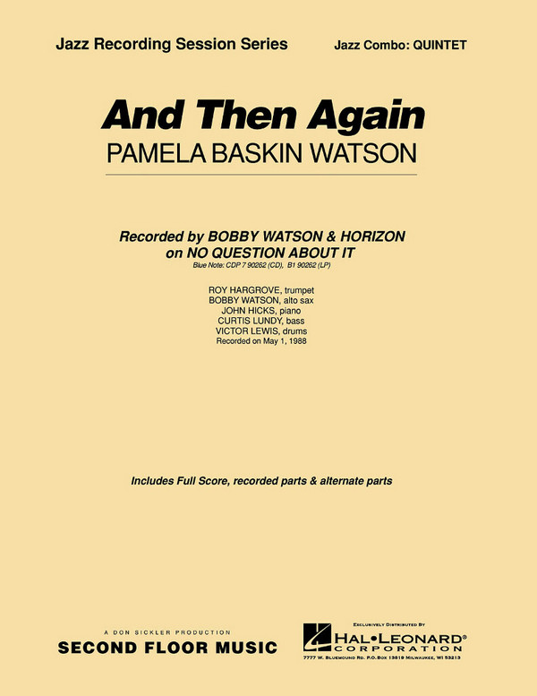 Pamela Watson, And Then Again