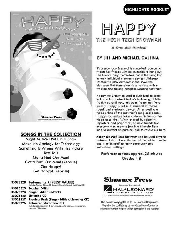 Jill Gallina_Michael Gallina, Happy, the High-Tech Snowman