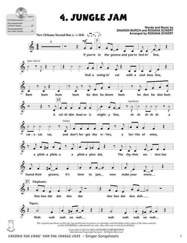 Sharon Burch_Rosana Eckert, Freddie the Frog and the Jungle Jazz