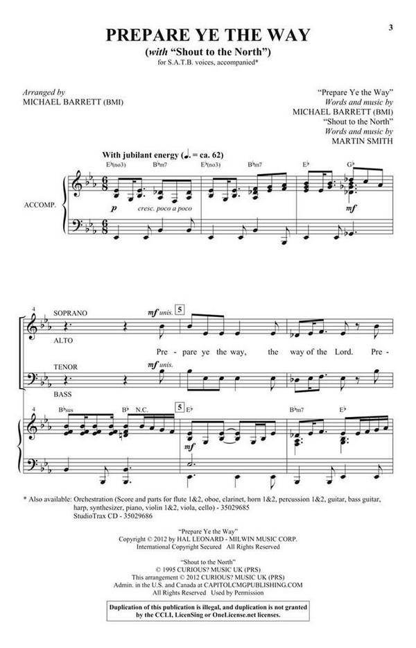 Michael Barrett_Martin Smith, Prepare Ye the Way