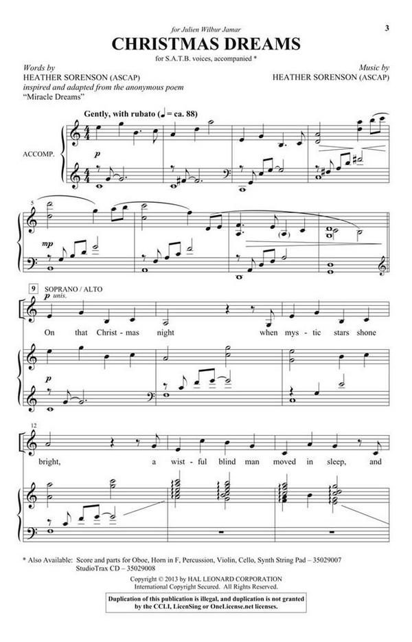 Heather Sorenson, Christmas Dreams