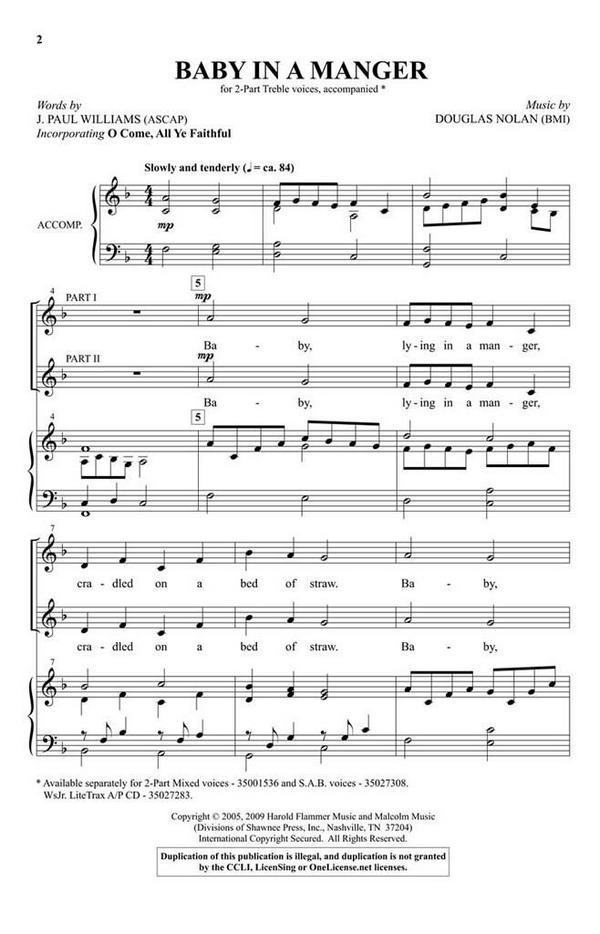 Douglas Nolan_J. Paul Williams, Baby in a Manger (from A Song Is Born)