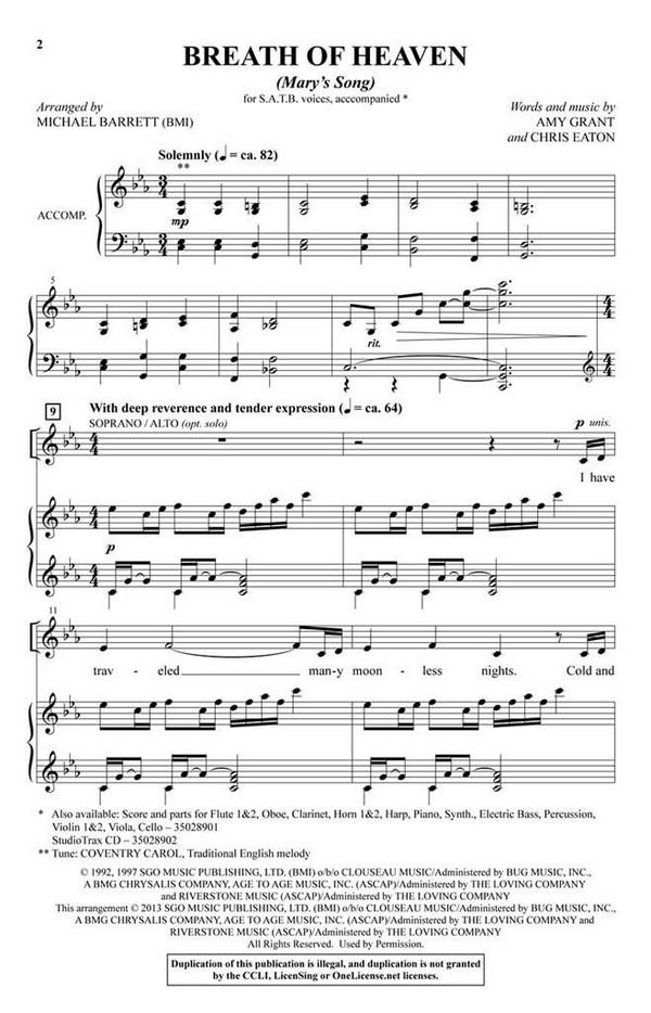 Breath of Heaven (Mary's Song)