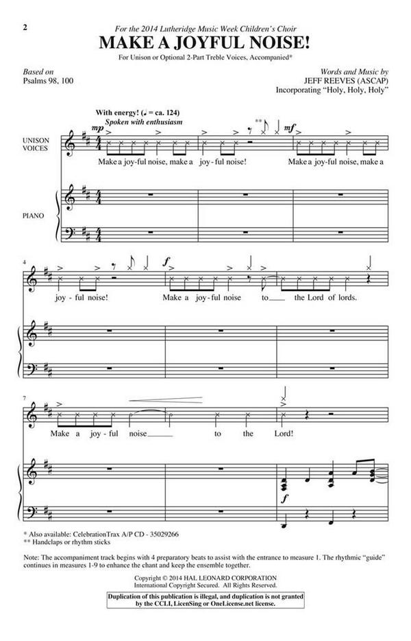 Jeff Reeves, Make a Joyful Noise!