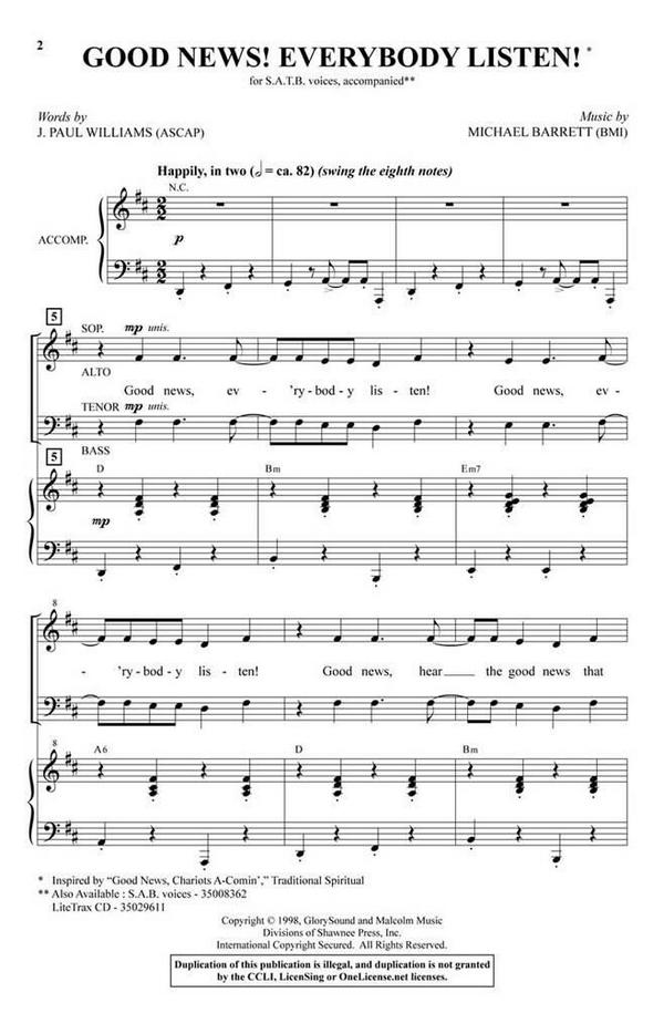 Good News! Everybody Listen!