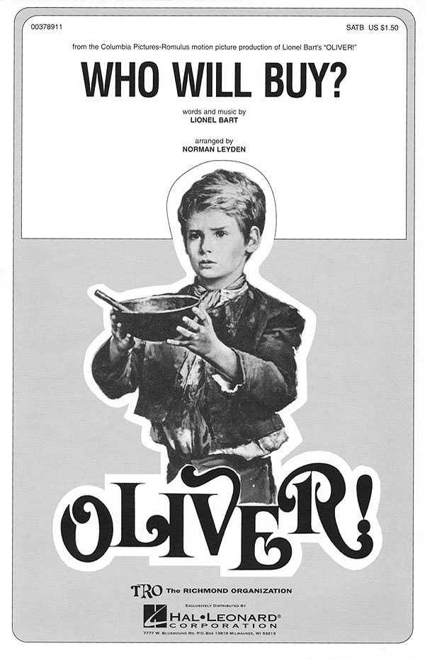 Lionel Bart, Who Will Buy?