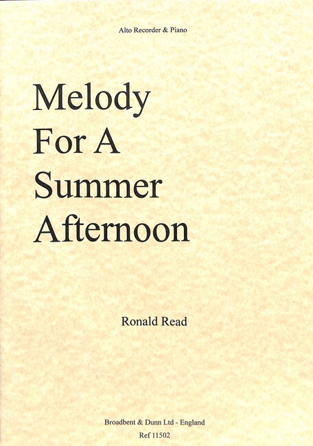Ronald Read, Melody for a Summer Afternoon
