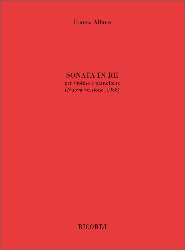 Sonata in Re (Nuoa versione, 1933)
