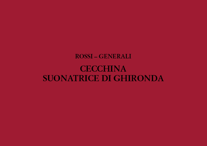 Generali_ Rossi, Cecchina Suonatrice Di Ghironda