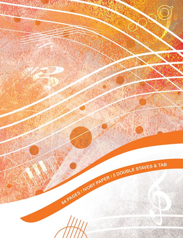 Quaderno di musica chitarra - 64 pp. carta avorio