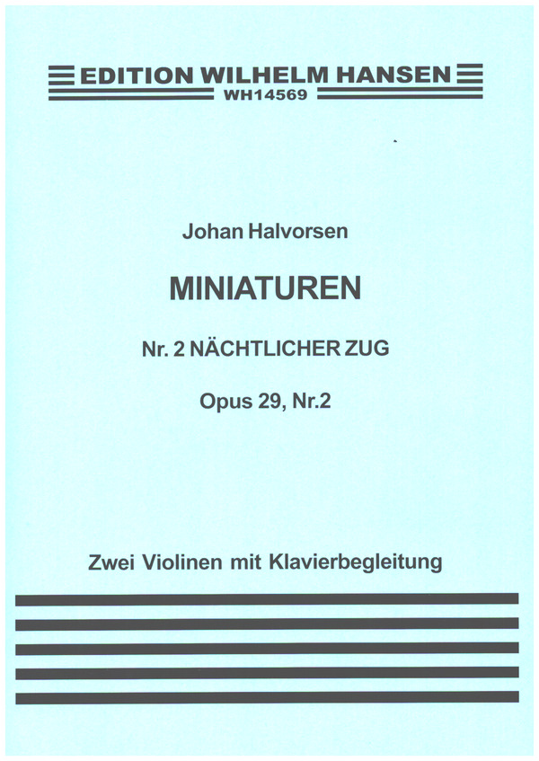 Miniaturen op.29 Nr.2 'Nächtlicher Zug'