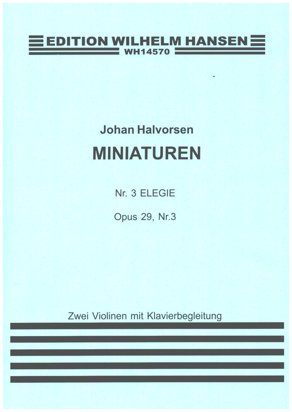 Minitauren op.29 Nr.3 'Elegie'