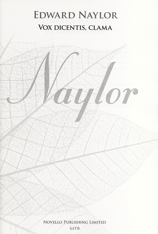 Vox Dicentis: Clama (New Engraving)