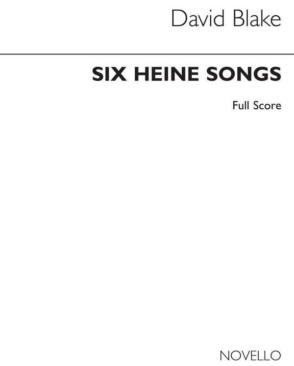 6 Heine Songs