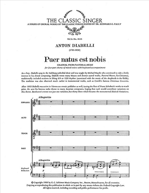 Puer natus est nobis