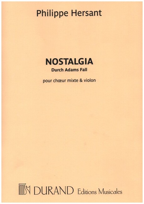 Nostalgia (Durch Adams Fall)