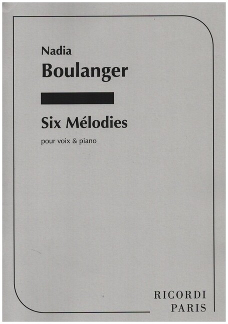 6 Mélodies