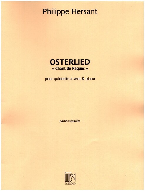 Osterlied "Chant de Pâques"