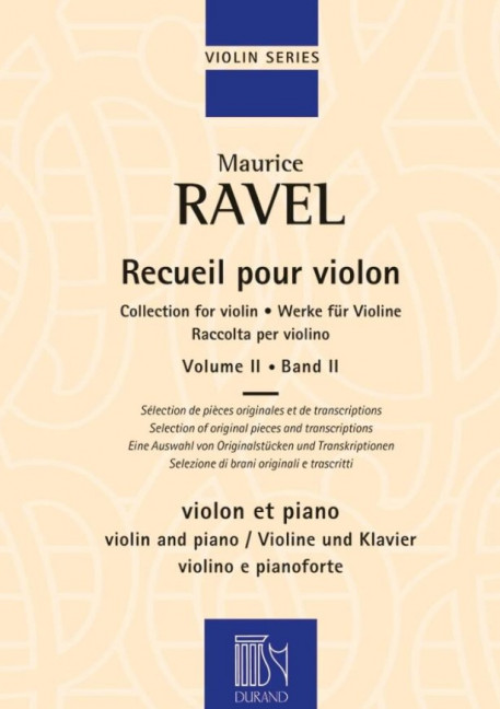 Maurice Ravel, Recueil pour Violon 2