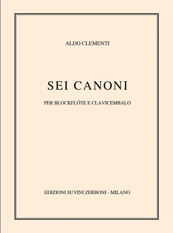 Sei Canoni (1990)