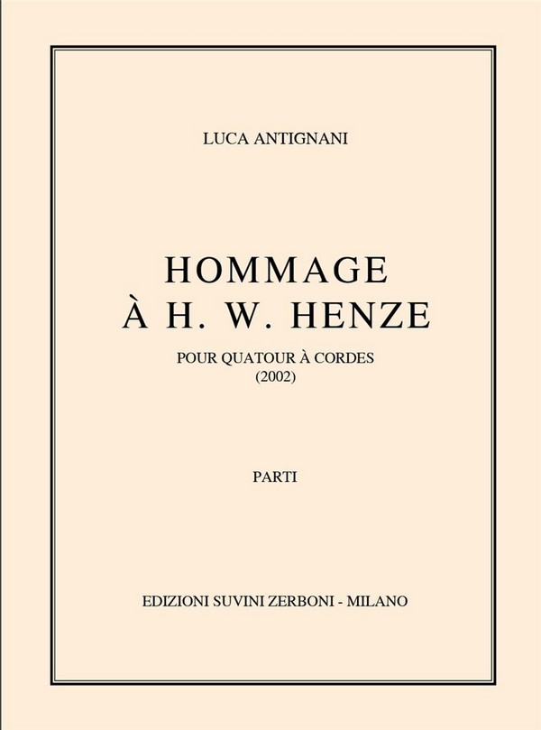 Hommage A Henze