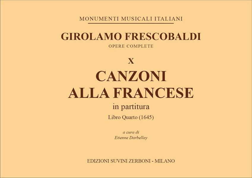 Canzoni alla francese in partitura : libro quart
