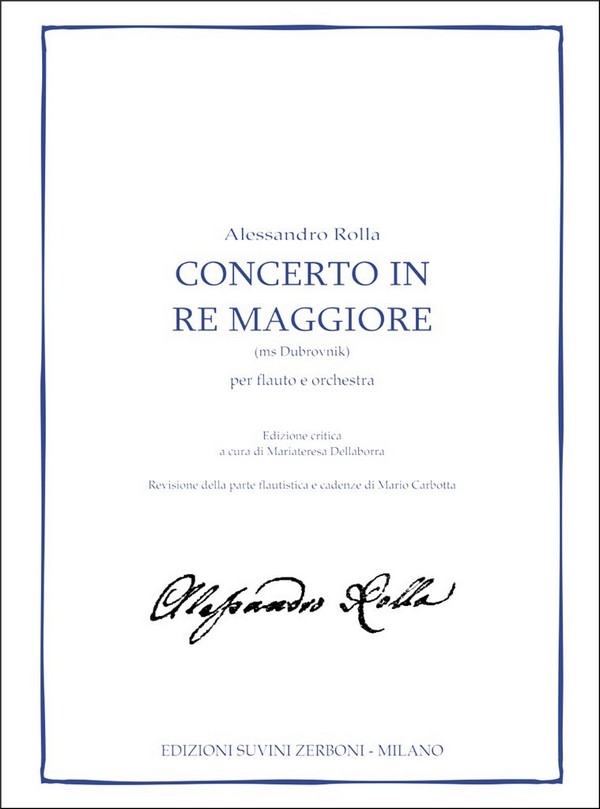 CONCERTO IN RE MAGGIORE
