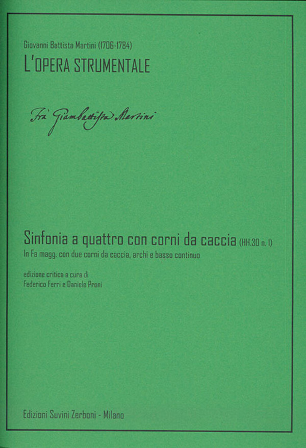 Sinfonia a quattro con corni da caccia (HH.