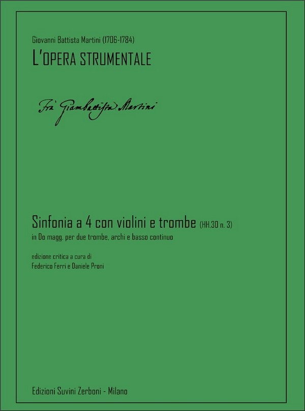 Sinfonia A Quattro Con Violini E Trombe(Hh.