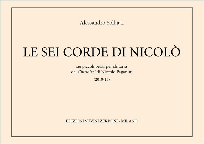 Le Sei Corde Di Nicolò